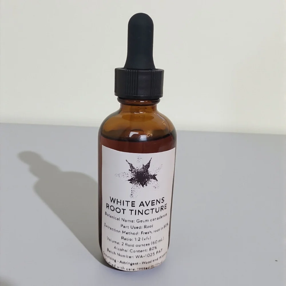 White Avens Root Tincture 2oz | Herbal Extract | Natural Wellness